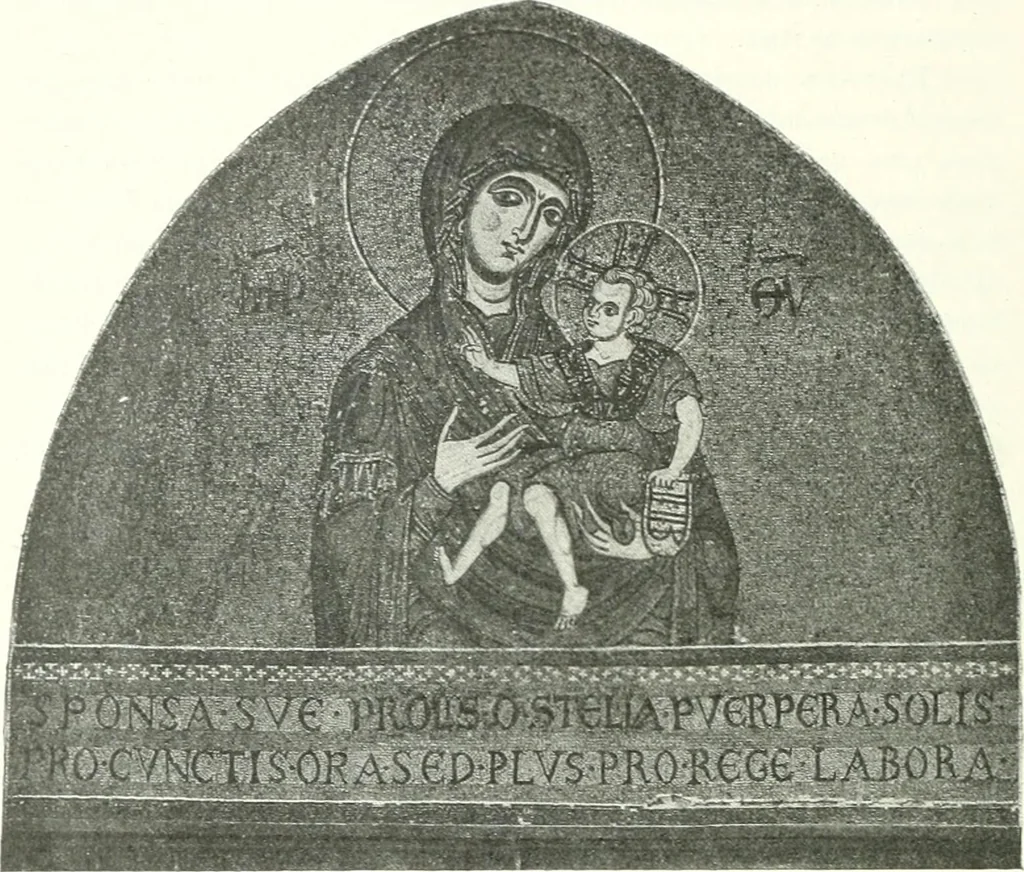 An illustration from Ikonografia Bogomateri, 1914, leaf 273