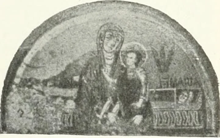 An illustration from Ikonografia Bogomateri, 1914, leaf 274