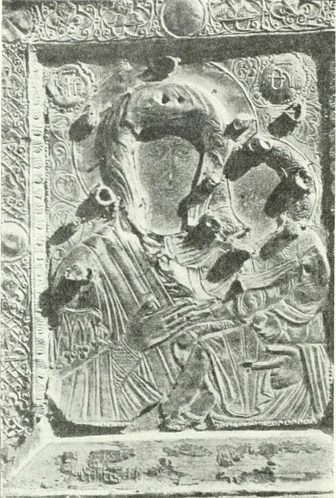 An illustration from Ikonografia Bogomateri, 1914, leaf 277