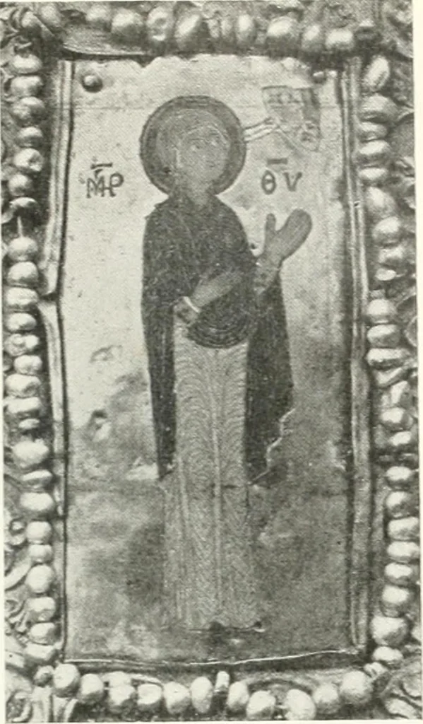 An illustration from Ikonografia Bogomateri, 1914, leaf 318