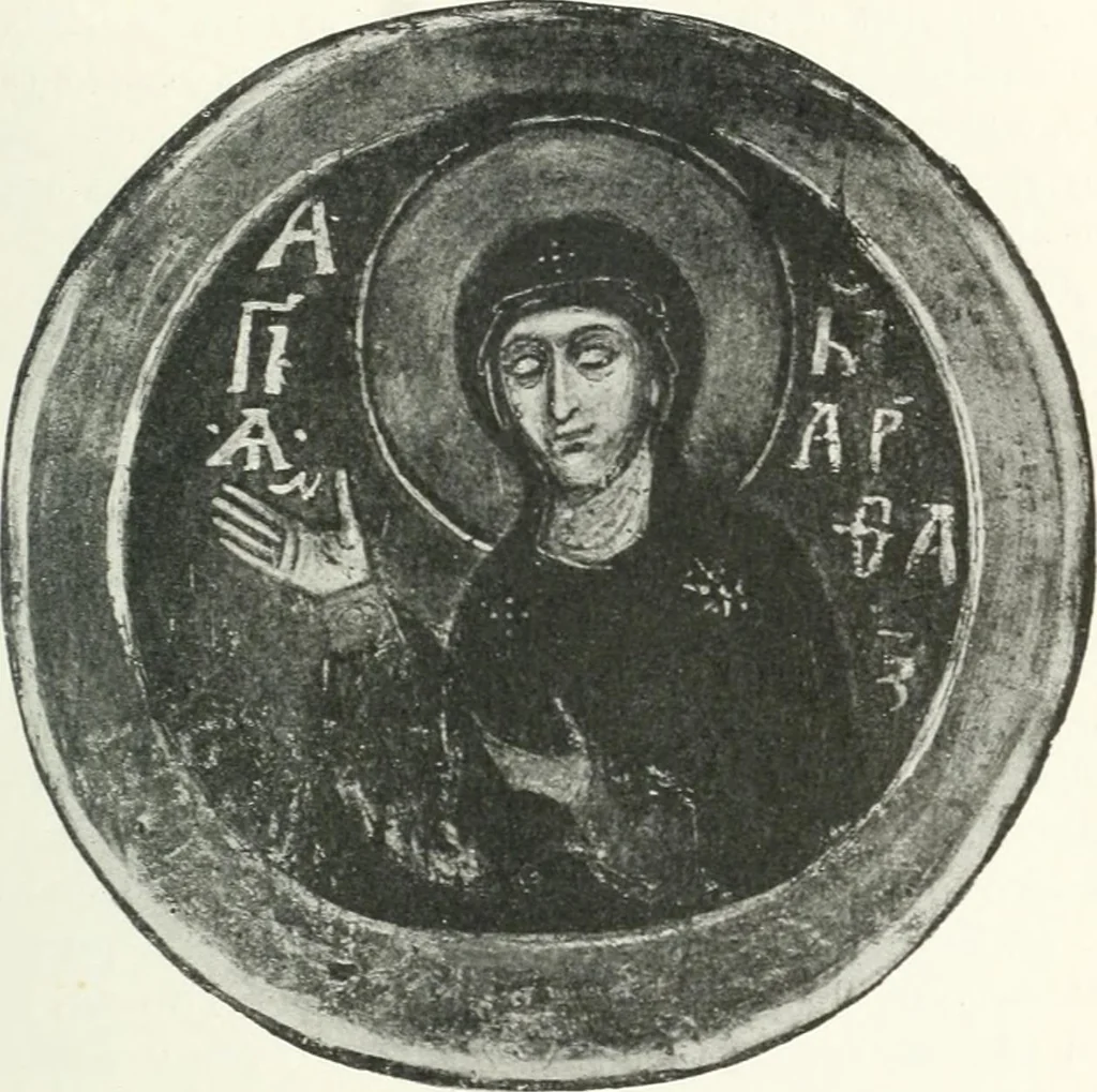 An illustration from Ikonografia Bogomateri, 1914, leaf 322