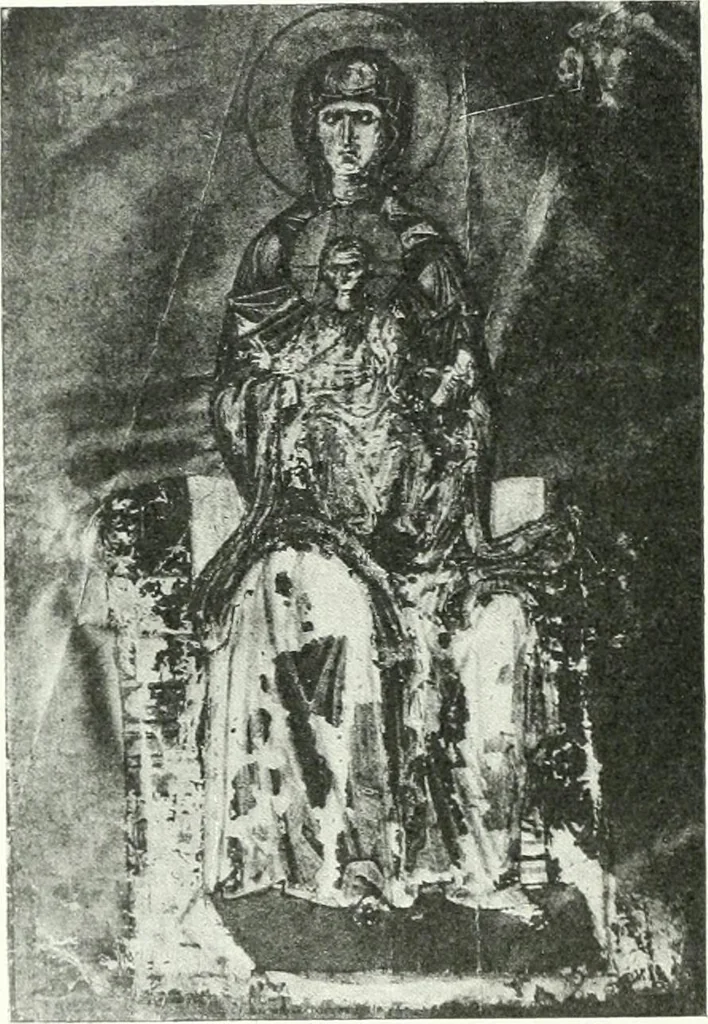 An illustration from Ikonografia Bogomateri, 1914, leaf 345
