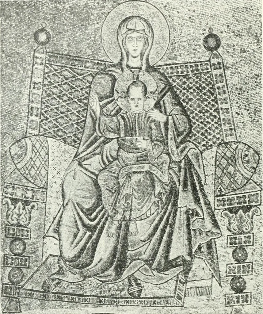 An illustration from Ikonografia Bogomateri, 1914, leaf 355