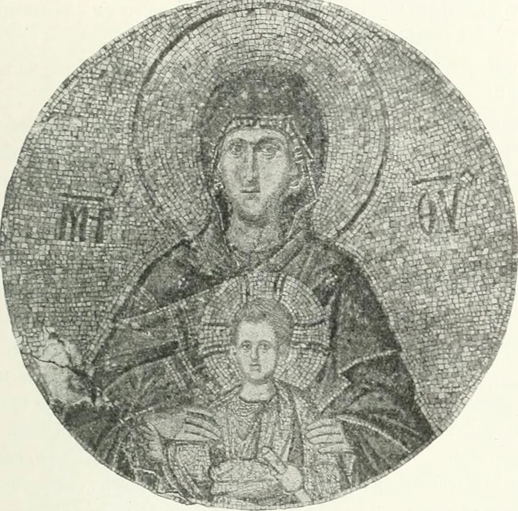 An illustration from Ikonografia Bogomateri, 1914, leaf 356