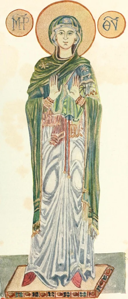 An illustration from Ikonografia Bogomateri, 1914, leaf 364