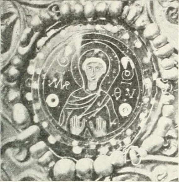 An illustration from Ikonografia Bogomateri, 1914, leaf 378