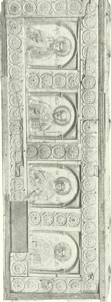 An illustration from Ikonografia Bogomateri, 1914, leaf 379