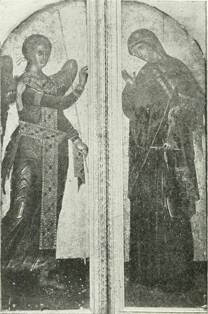 An illustration from Ikonografia Bogomateri, 1914, leaf 383