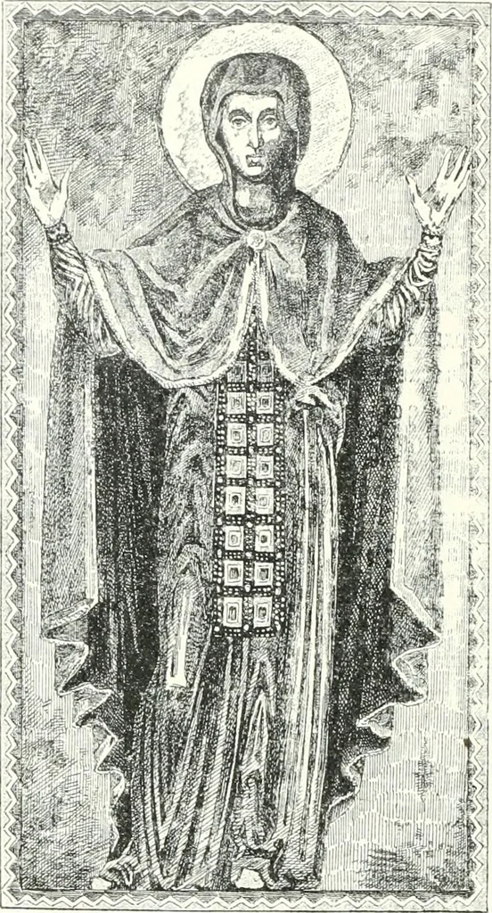 An illustration from Ikonografia Bogomateri, 1914, leaf 393