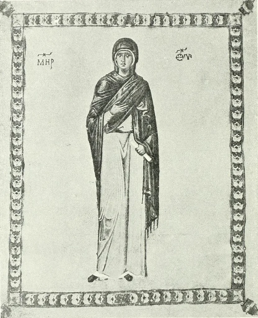 An illustration from Ikonografia Bogomateri, 1914, leaf 403