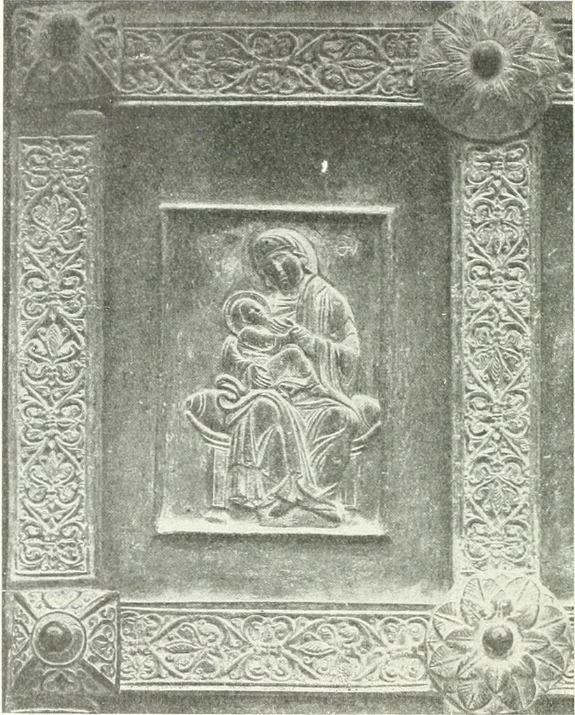 An illustration from Ikonografia Bogomateri, 1914, leaf 423