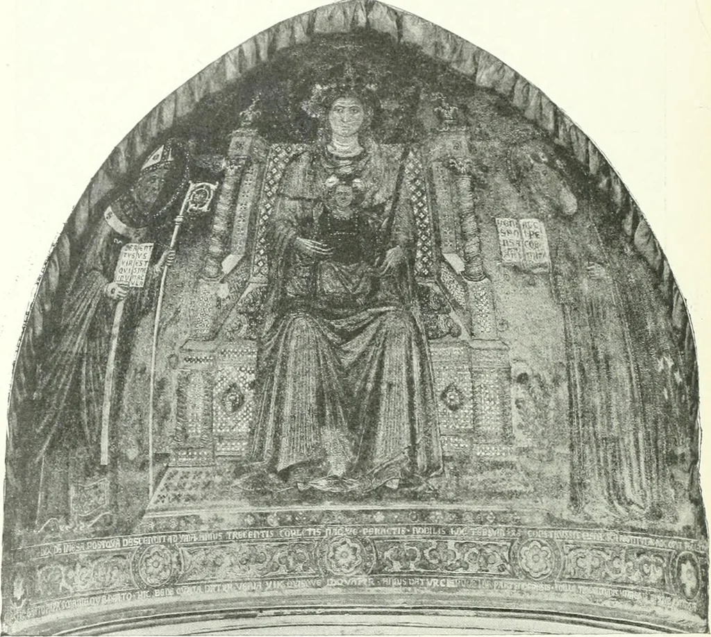 An illustration from Ikonografia Bogomateri, 1914, leaf 441