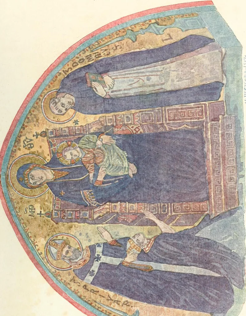 An illustration from Ikonografia Bogomateri, 1914, leaf 446