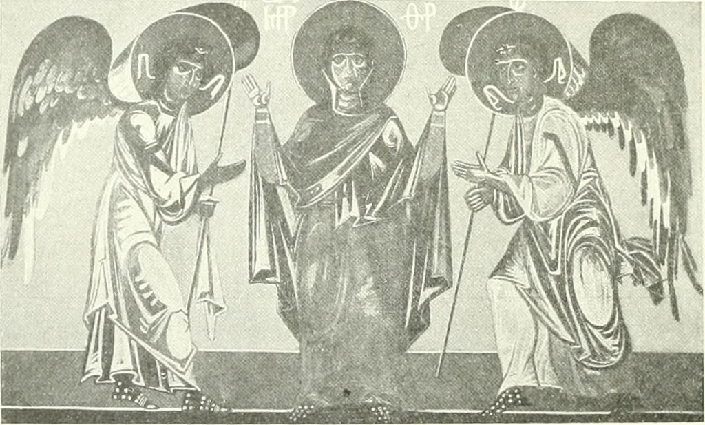 An illustration from Ikonografia Bogomateri, 1914, leaf 83