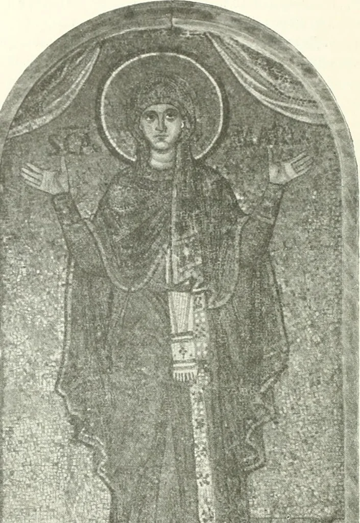 An illustration from Ikonografia Bogomateri, 1914, leaf 87