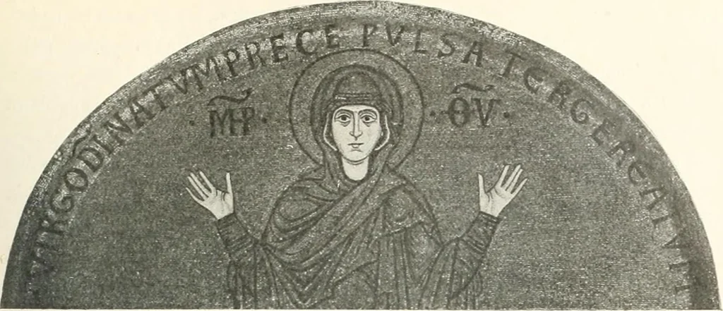An illustration from Ikonografia Bogomateri, 1914, leaf 88