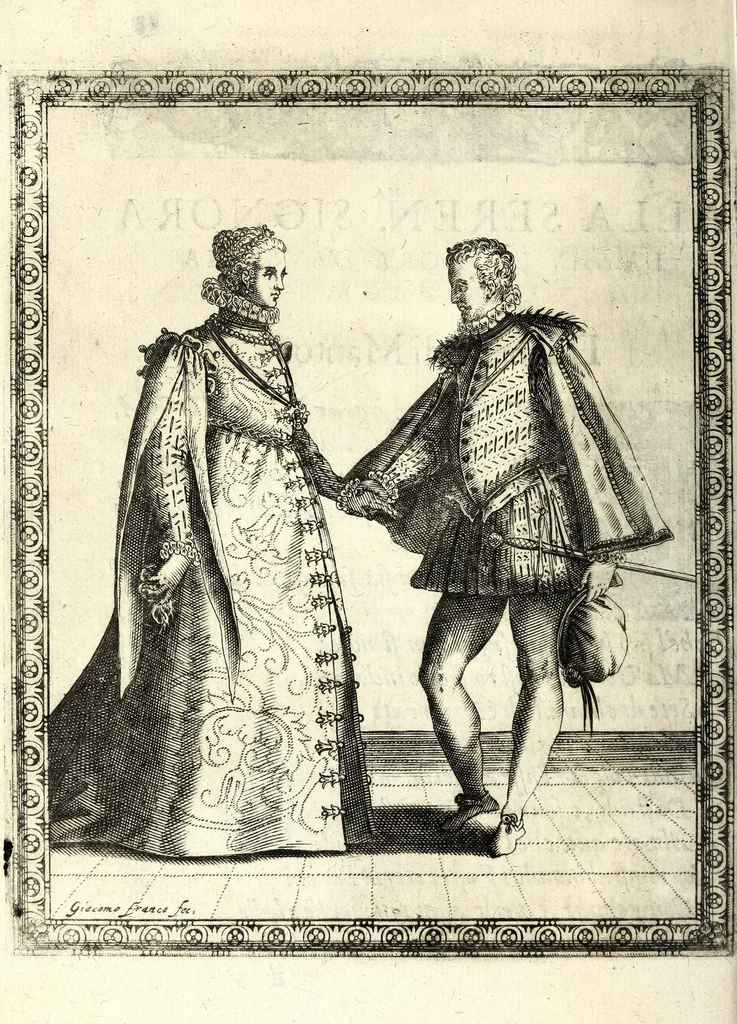 An illustration from Il ballarino, 1581, leaf 80