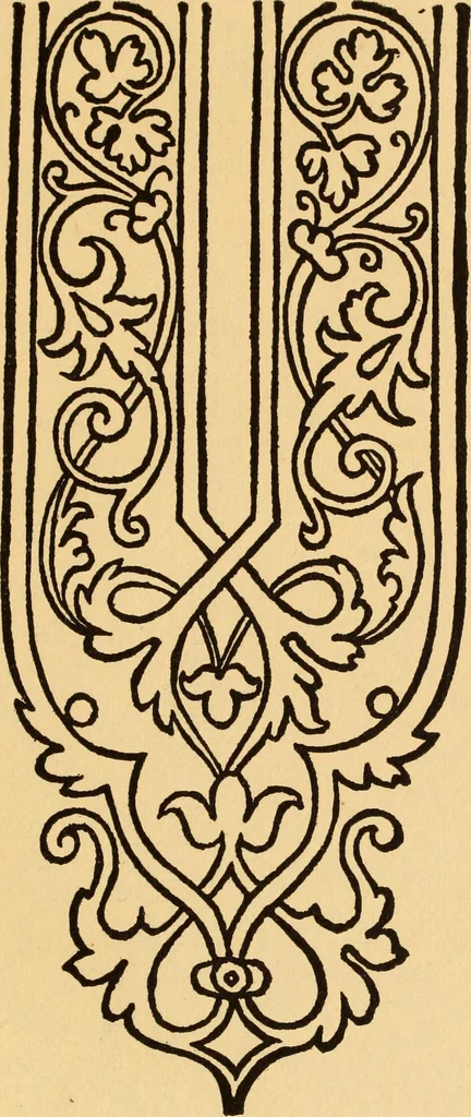 An illustration from Il Burato : libro de recami, 1909, leaf 108