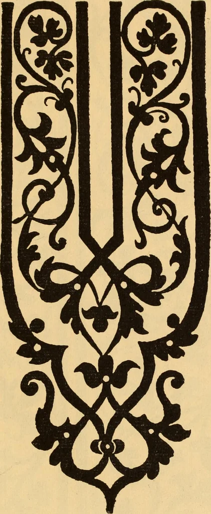 An illustration from Il Burato : libro de recami, 1909, leaf 112