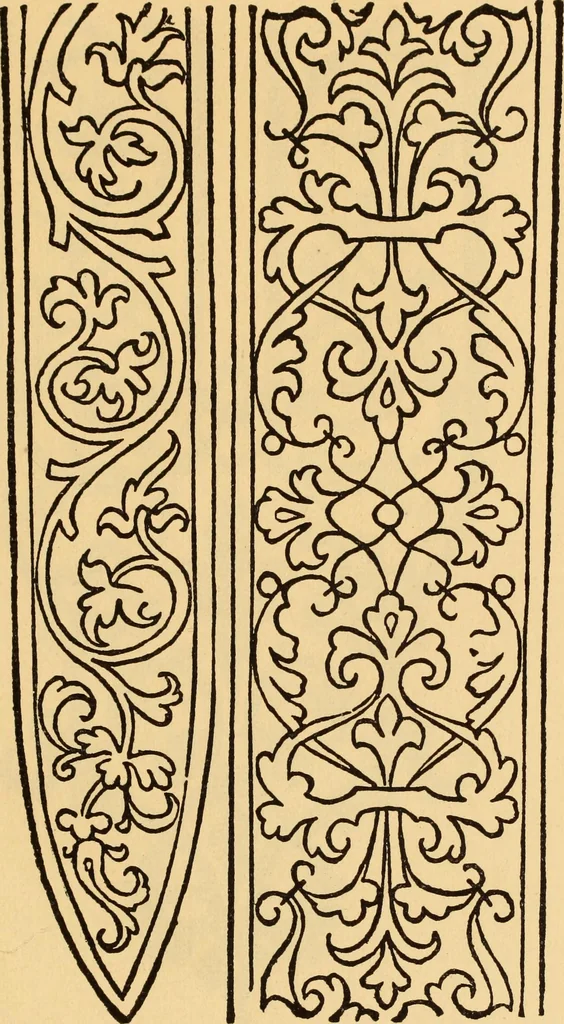 An illustration from Il Burato : libro de recami, 1909, leaf 118
