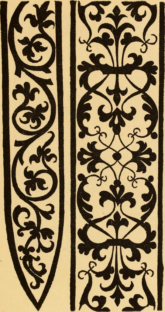An illustration from Il Burato : libro de recami, 1909, leaf 122