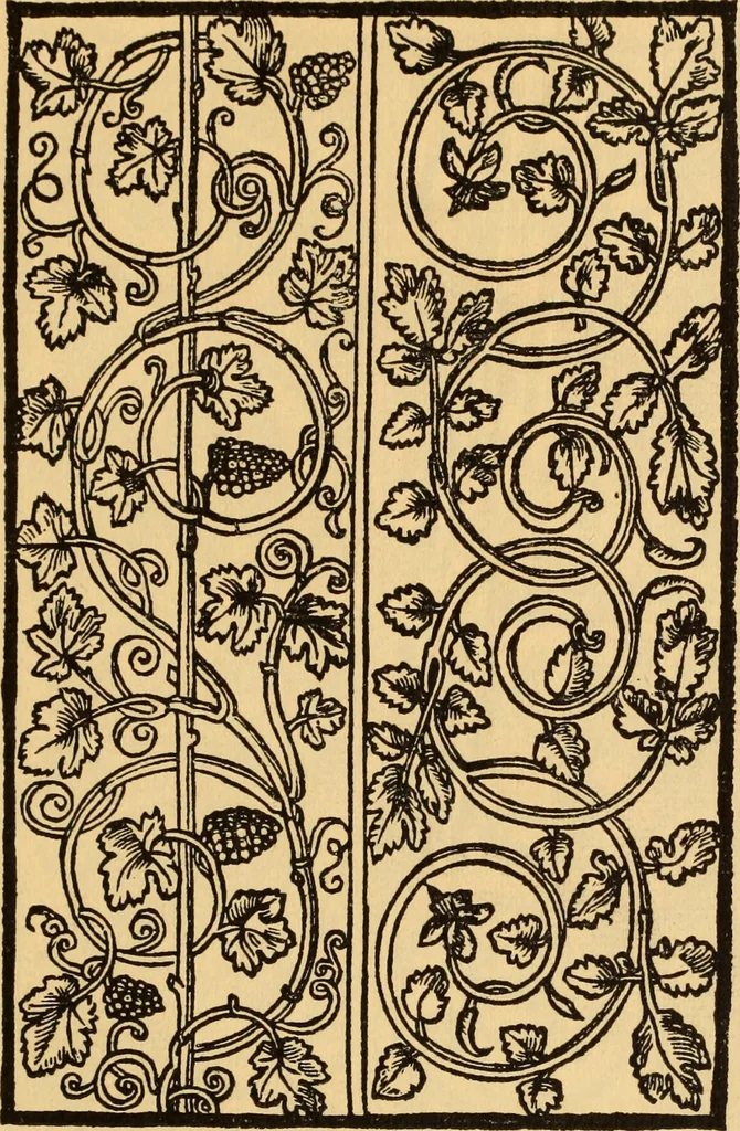 An illustration from Il Burato : libro de recami, 1909, leaf 124