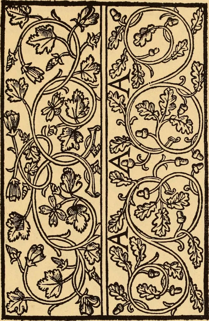 An illustration from Il Burato : libro de recami, 1909, leaf 128