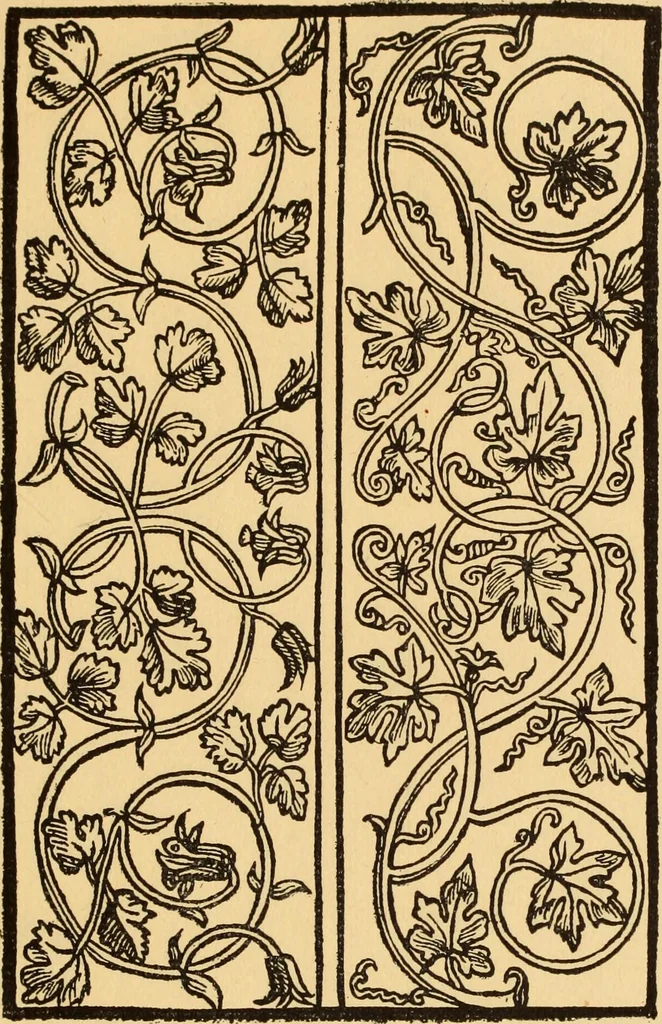 An illustration from Il Burato : libro de recami, 1909, leaf 132