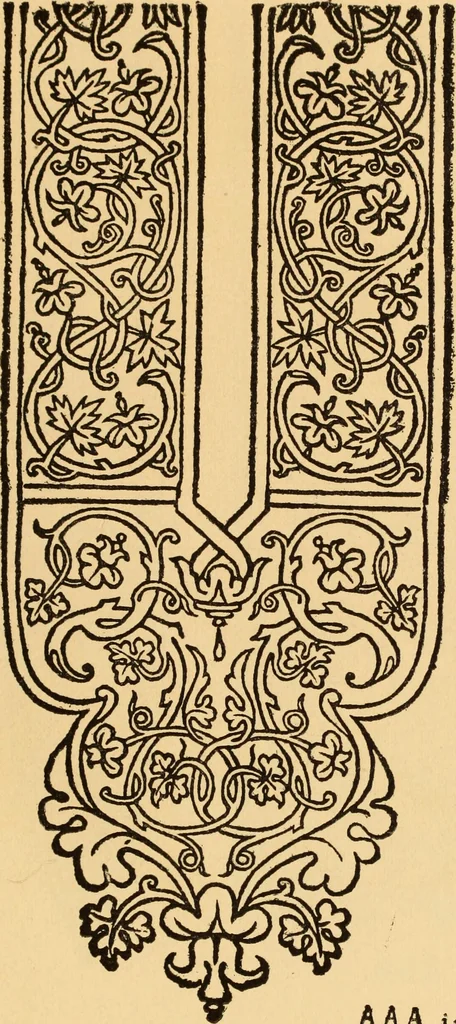 An illustration from Il Burato : libro de recami, 1909, leaf 140