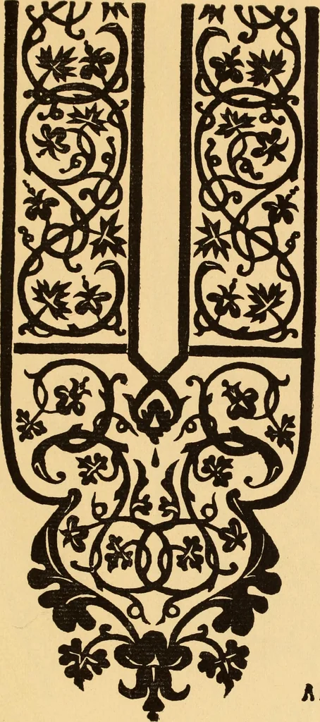 An illustration from Il Burato : libro de recami, 1909, leaf 144