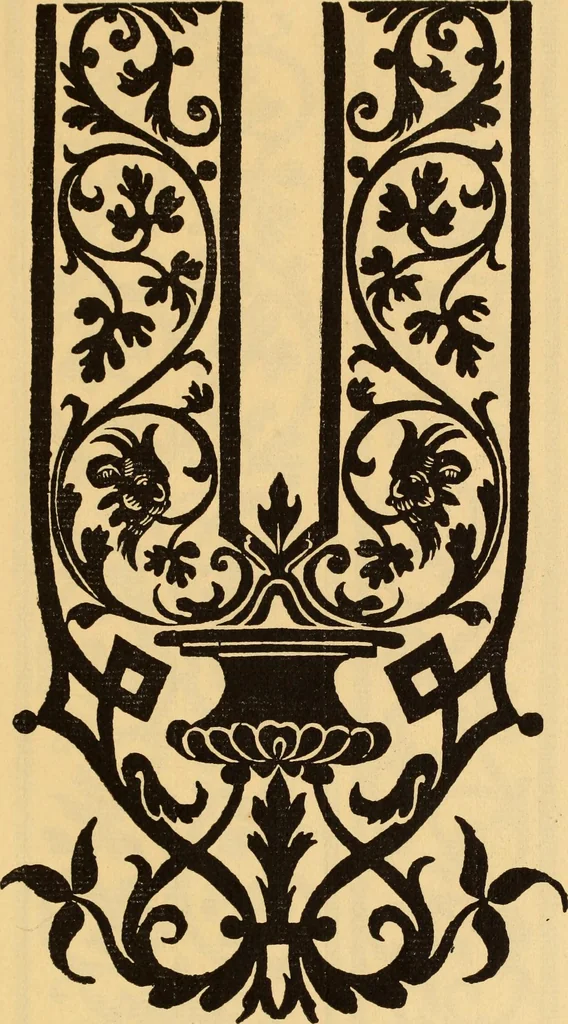 An illustration from Il Burato : libro de recami, 1909, leaf 152