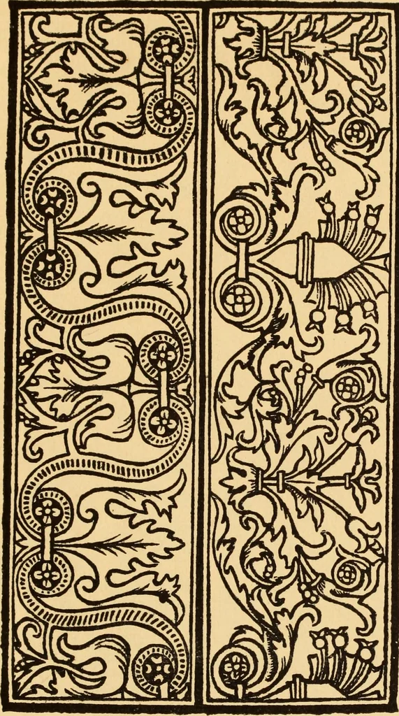 An illustration from Il Burato : libro de recami, 1909, leaf 164