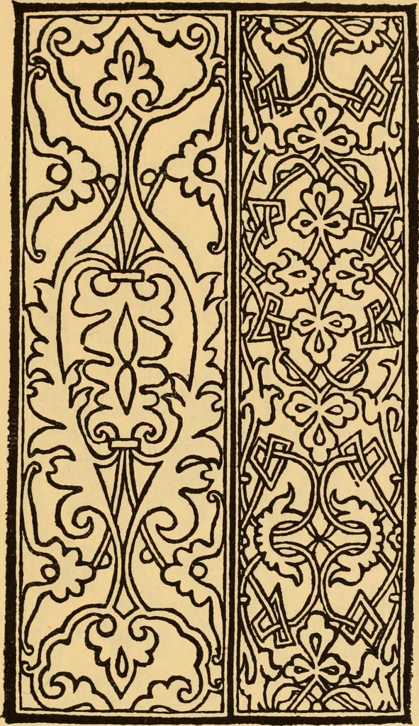 An illustration from Il Burato : libro de recami, 1909, leaf 168