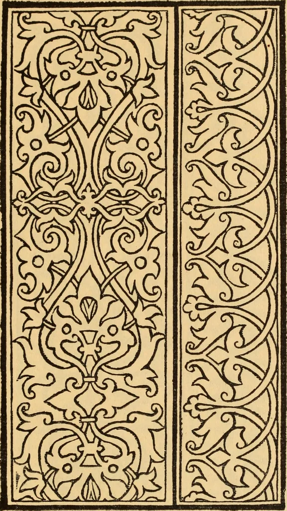 An illustration from Il Burato : libro de recami, 1909, leaf 172