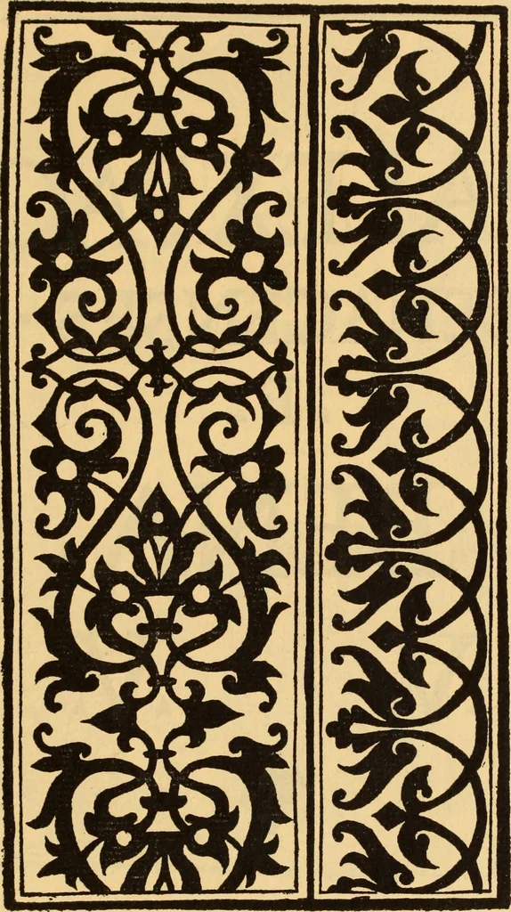 An illustration from Il Burato : libro de recami, 1909, leaf 174