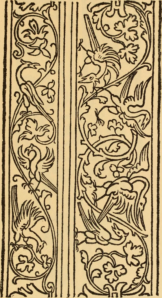 An illustration from Il Burato : libro de recami, 1909, leaf 182