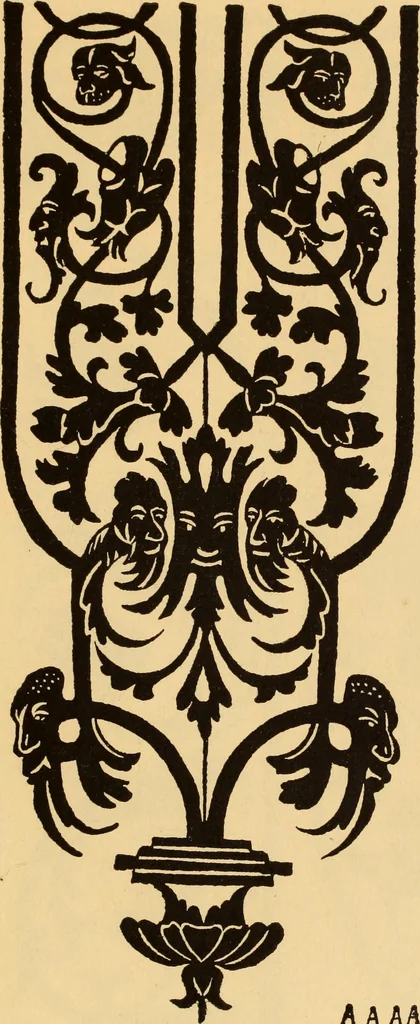 An illustration from Il Burato : libro de recami, 1909, leaf 192