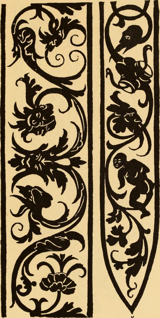 An illustration from Il Burato : libro de recami, 1909, leaf 194