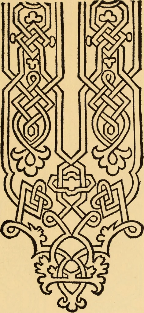 An illustration from Il Burato : libro de recami, 1909, leaf 196