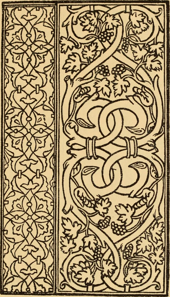 An illustration from Il Burato : libro de recami, 1909, leaf 204