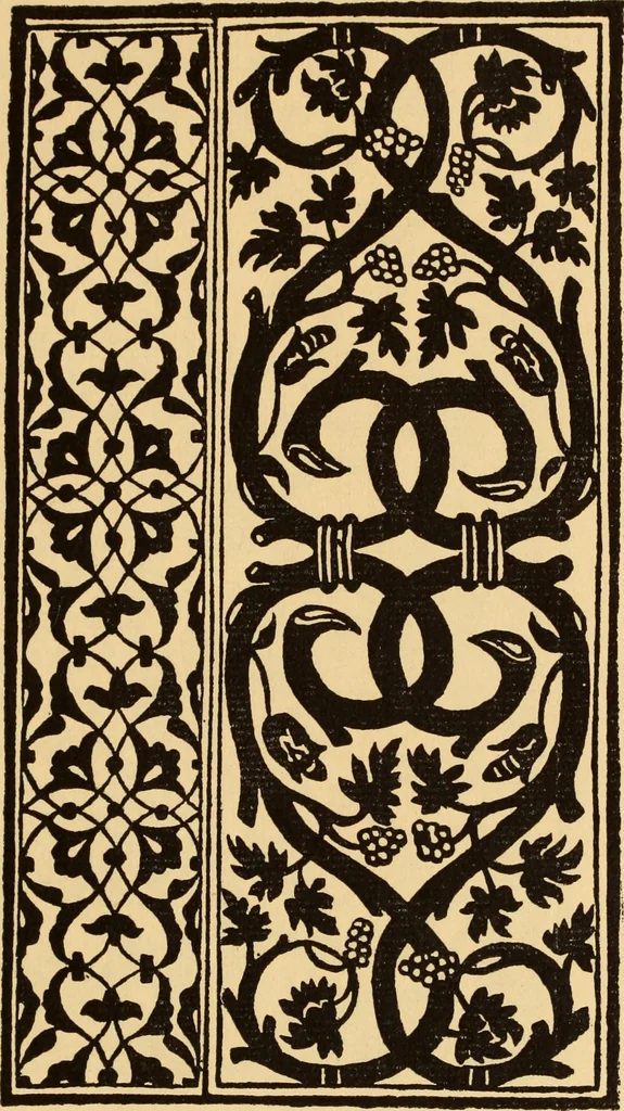 An illustration from Il Burato : libro de recami, 1909, leaf 206