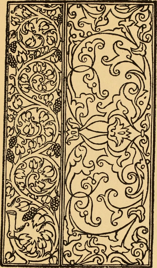 An illustration from Il Burato : libro de recami, 1909, leaf 210