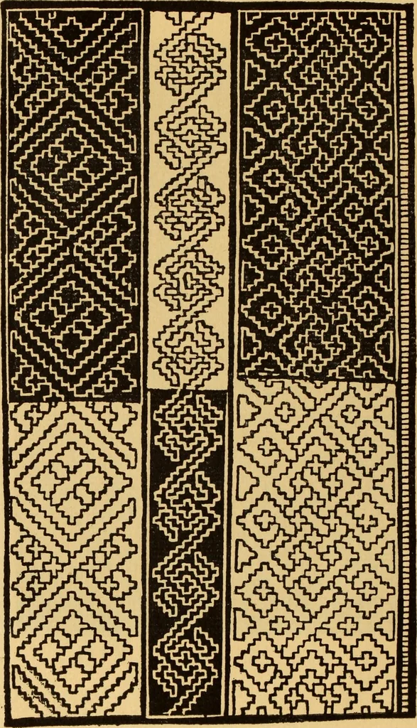 An illustration from Il Burato : libro de recami, 1909, leaf 71