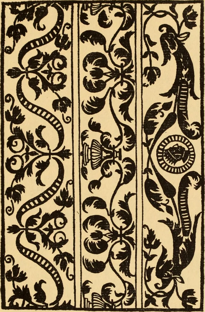 An illustration from Il Burato : libro de recami, 1909, leaf 84