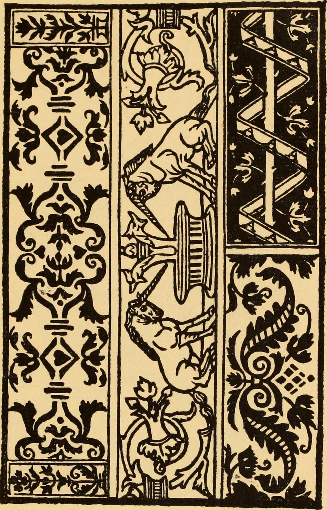 An illustration from Il Burato : libro de recami, 1909, leaf 86