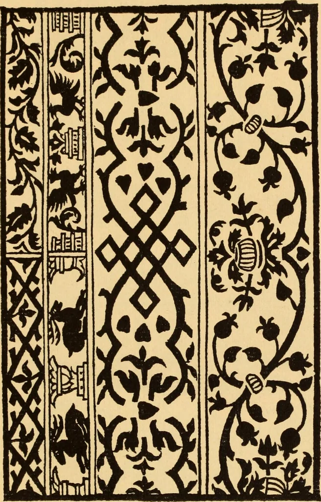 An illustration from Il Burato : libro de recami, 1909, leaf 90