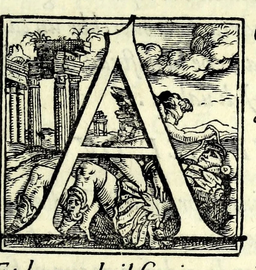 An illustration from Il cancellieri del Doni, 1562, leaf 13