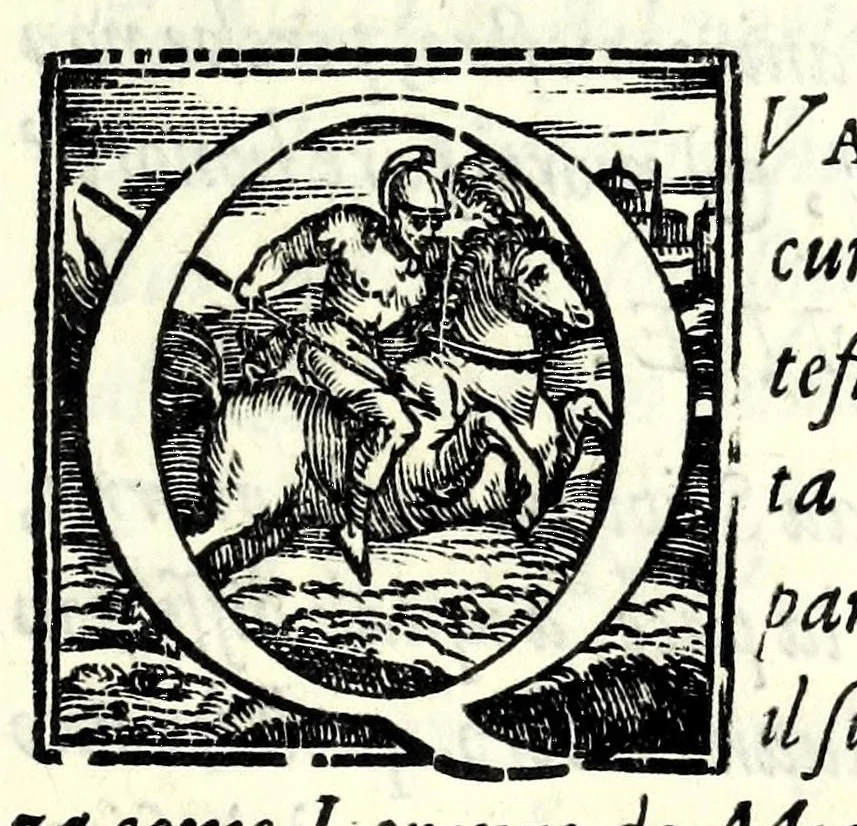 An illustration from Il cancellieri del Doni, 1562, leaf 37