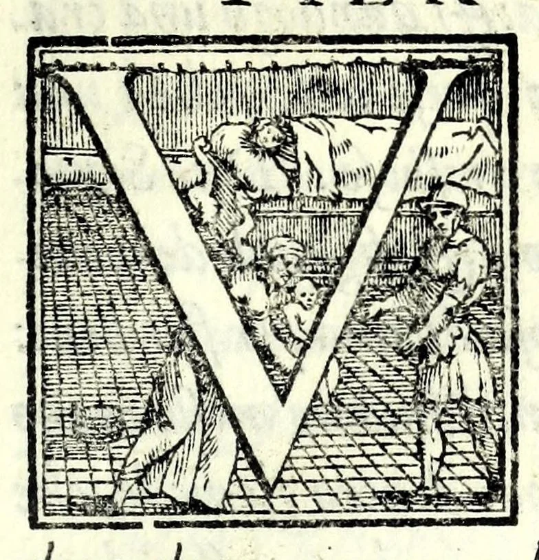 An illustration from Il cancellieri del Doni, 1562, leaf 51