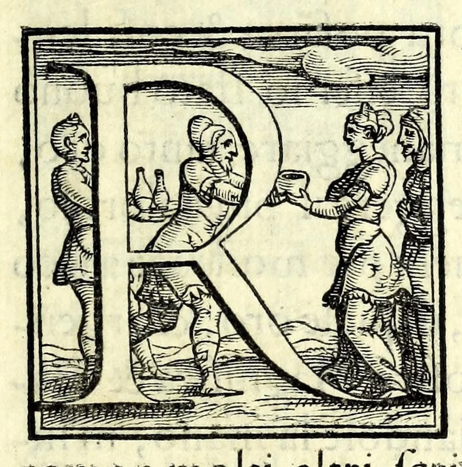 An illustration from Il cancellieri del Doni, 1562, leaf 7